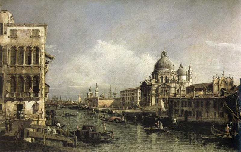 Bernardo Bellotto entrance to the grand canal,venice Norge oil painting art